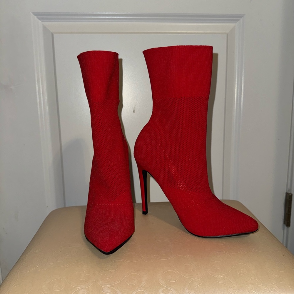 Steve Madden Red Boots
